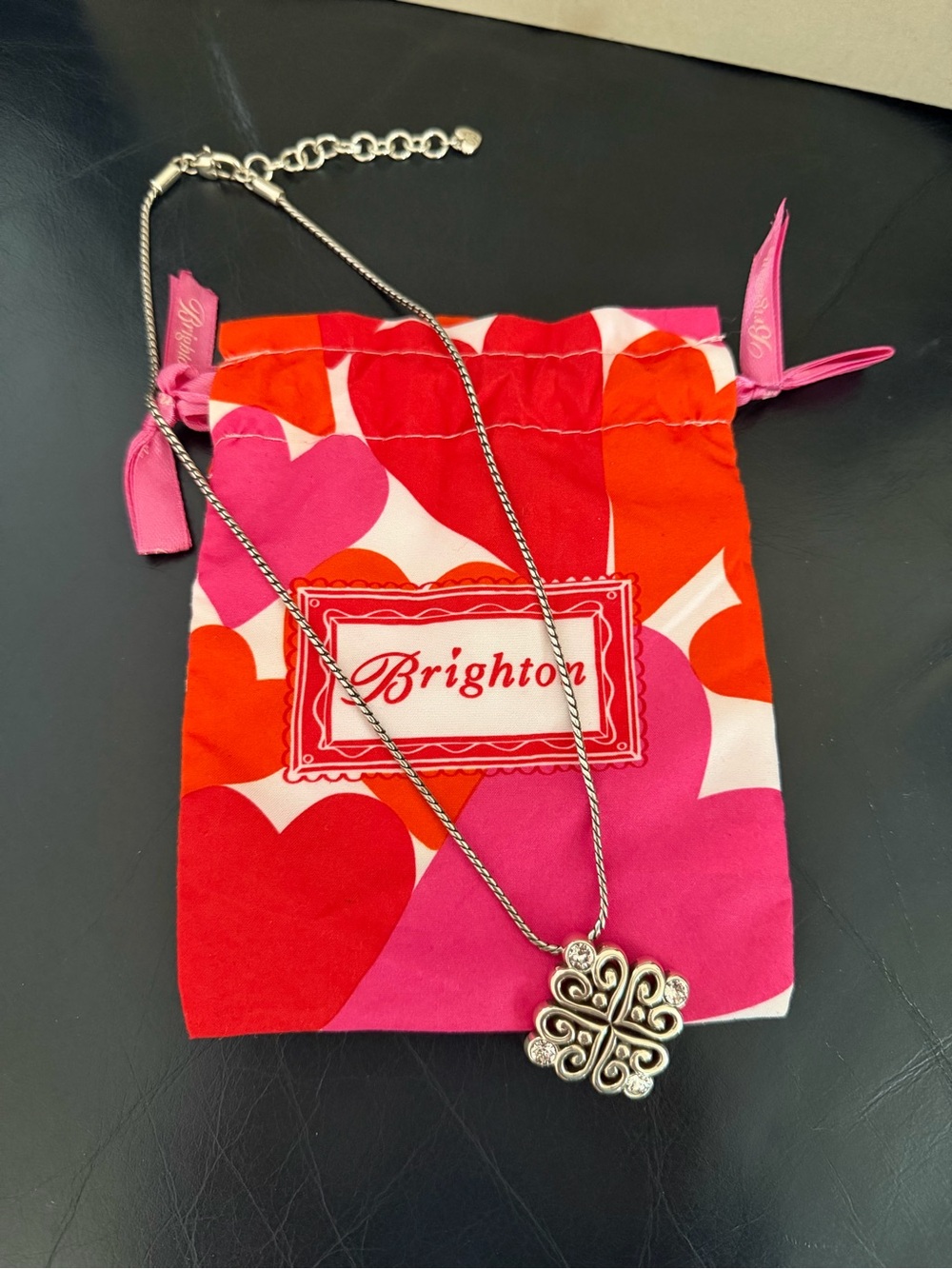 Brighton Alcazar Love Scrollwork Pendant Necklace